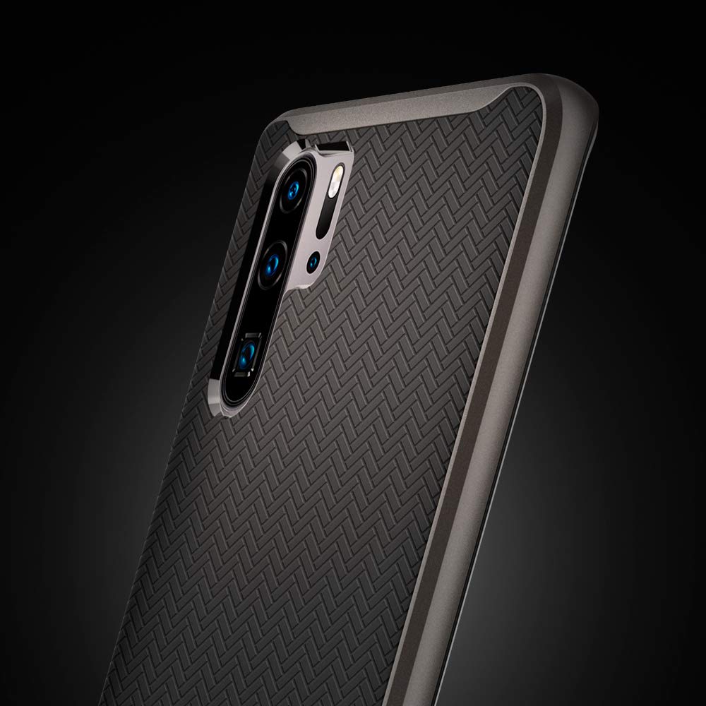 Spigen Neo Hybrid Back Cover Case for Huawei P30 Pro (TPU + Poly Carbonate | Gunmetal) - Image 8