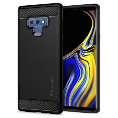 Spigen Rugged Armor Back Cover Case Compatible with Samsung Galaxy Note 9 (TPU | Matte Black)